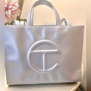 Silver Telfar Bag Authentic For Sale